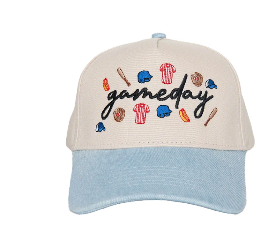 🧢 Game day Baseball Doodles Trucker Hat- Pre-Order