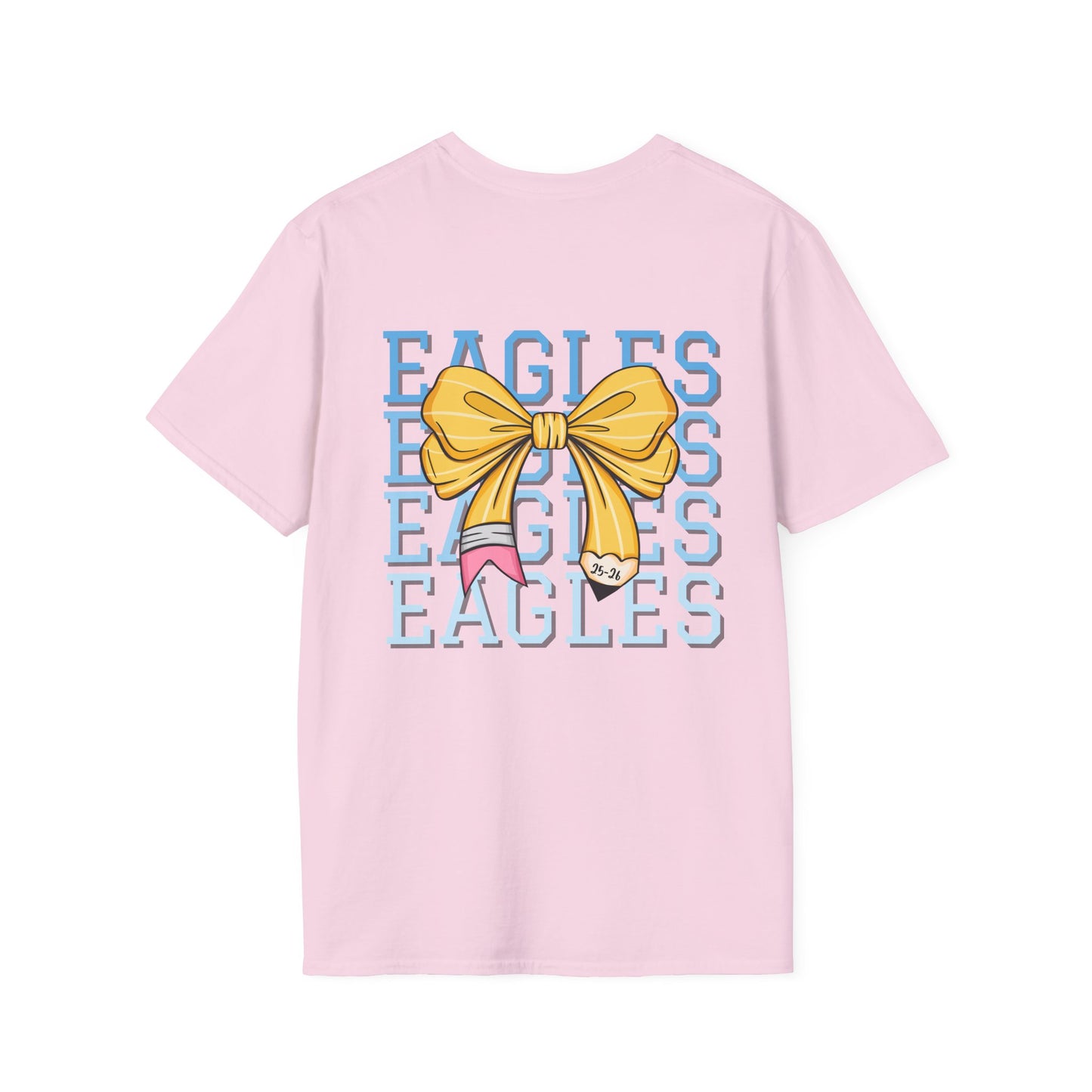 Personalized School Graphic Tee for Teacher Spirit T-Shirt for Game Day Mascot Tee Cheerleader Apparel For Sports Fan Gift