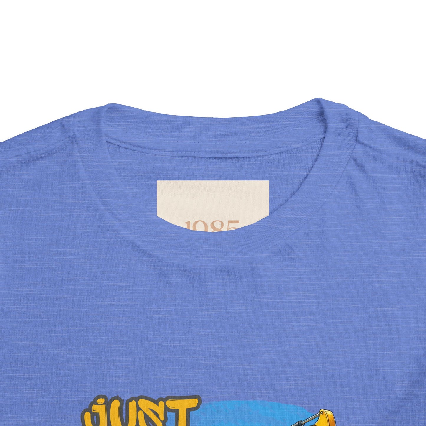 Excavator Toddler Tee - Just a Kid Who Loves Excavators, Toddler Gift, Kids' Apparel, Construction Theme T-shirt, Playtime Shirt