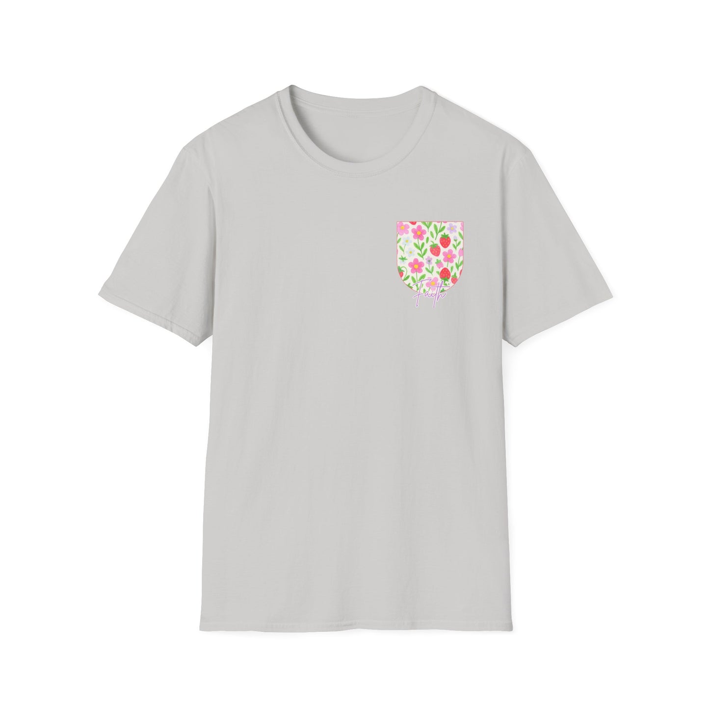 Rooted in Love, Blooming in his light, Grown in his grace Floral Unisex T-Shirt – Comfort, Style, and Positive Vibes