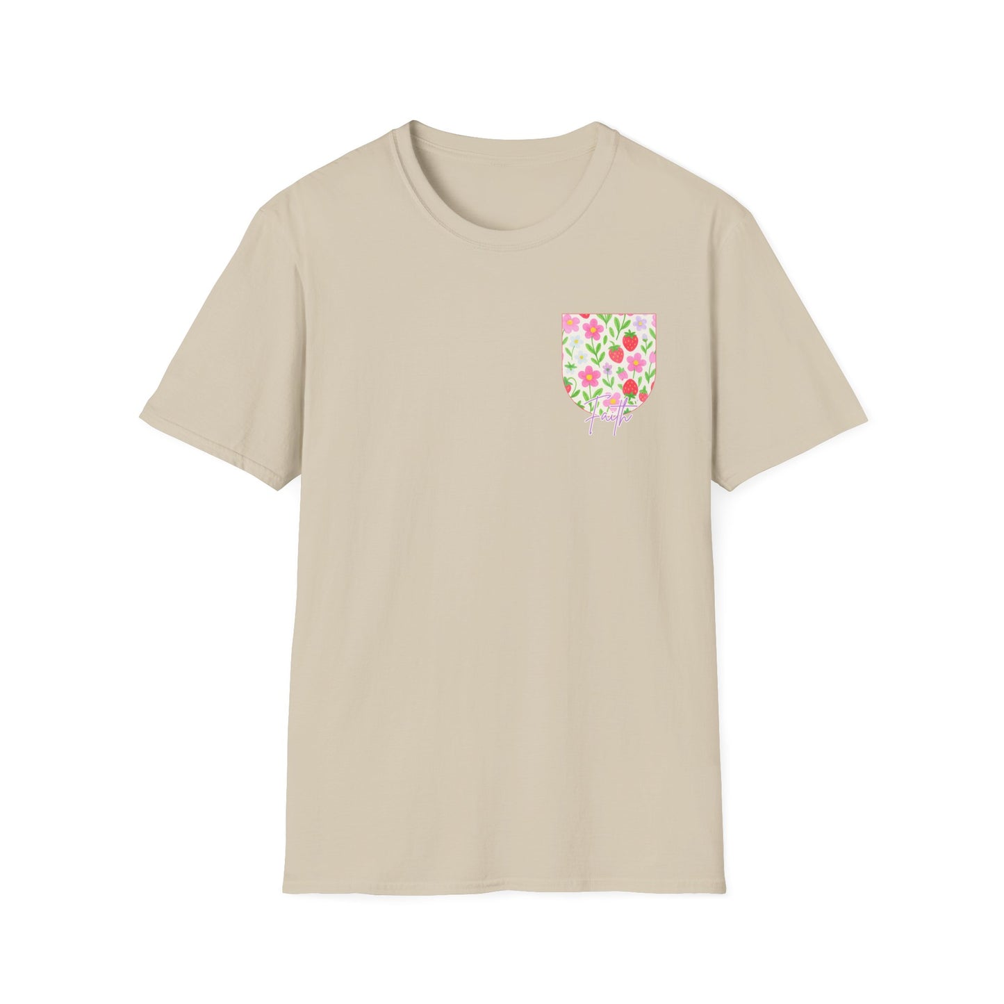 Rooted in Love, Blooming in his light, Grown in his grace Floral Unisex T-Shirt – Comfort, Style, and Positive Vibes
