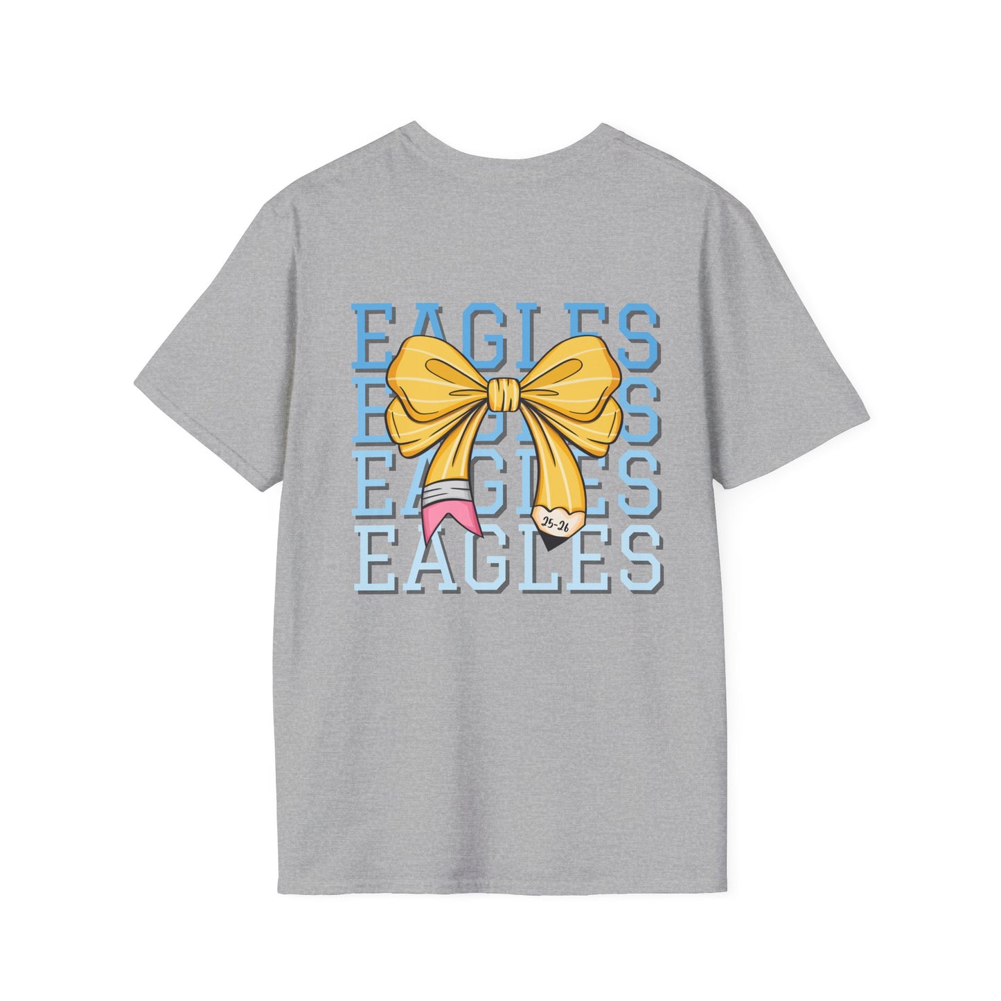 Personalized School Graphic Tee for Teacher Spirit T-Shirt for Game Day Mascot Tee Cheerleader Apparel For Sports Fan Gift
