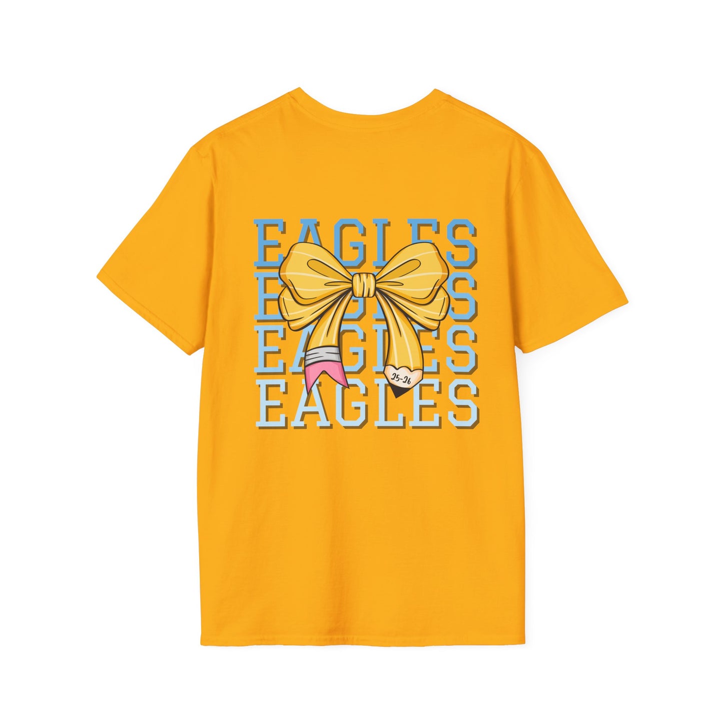 Personalized School Graphic Tee for Teacher Spirit T-Shirt for Game Day Mascot Tee Cheerleader Apparel For Sports Fan Gift