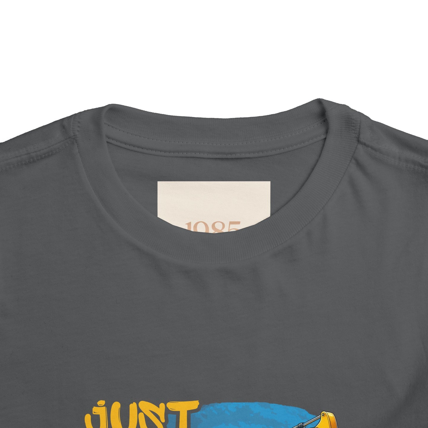 Excavator Toddler Tee - Just a Kid Who Loves Excavators, Toddler Gift, Kids' Apparel, Construction Theme T-shirt, Playtime Shirt