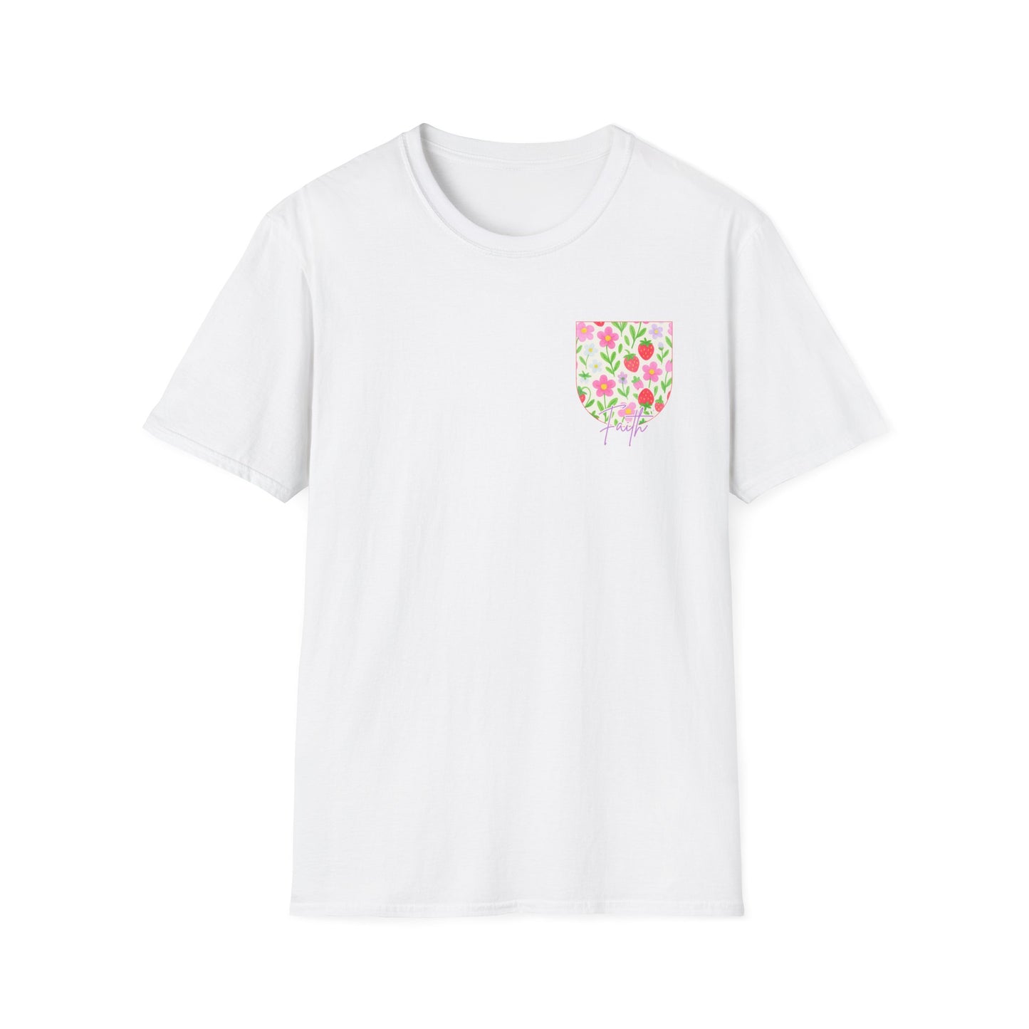 Rooted in Love, Blooming in his light, Grown in his grace Floral Unisex T-Shirt – Comfort, Style, and Positive Vibes