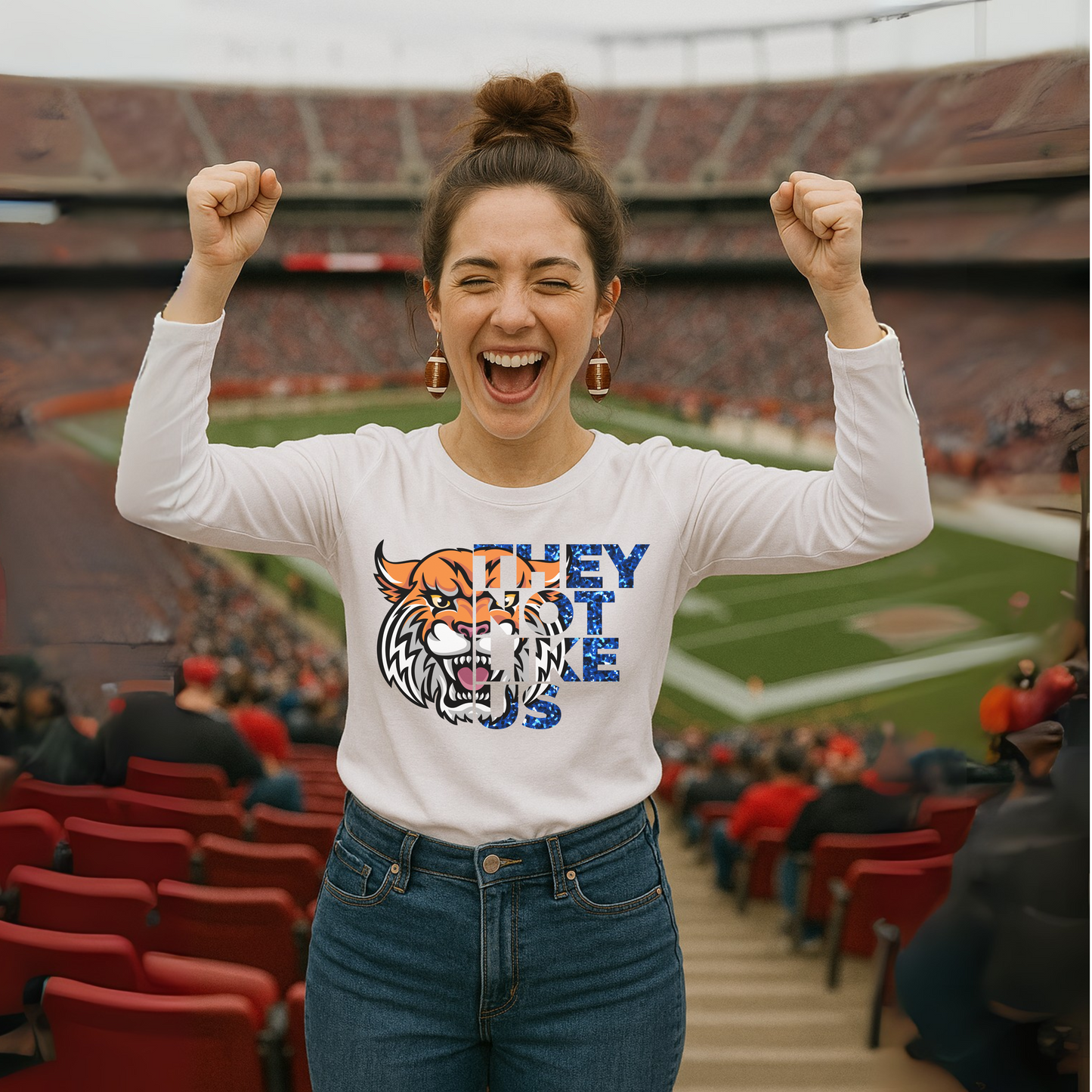 Central Bobcats School Spirit Long Sleeve Shirt – Bold, Stylish, and Proudly Representing