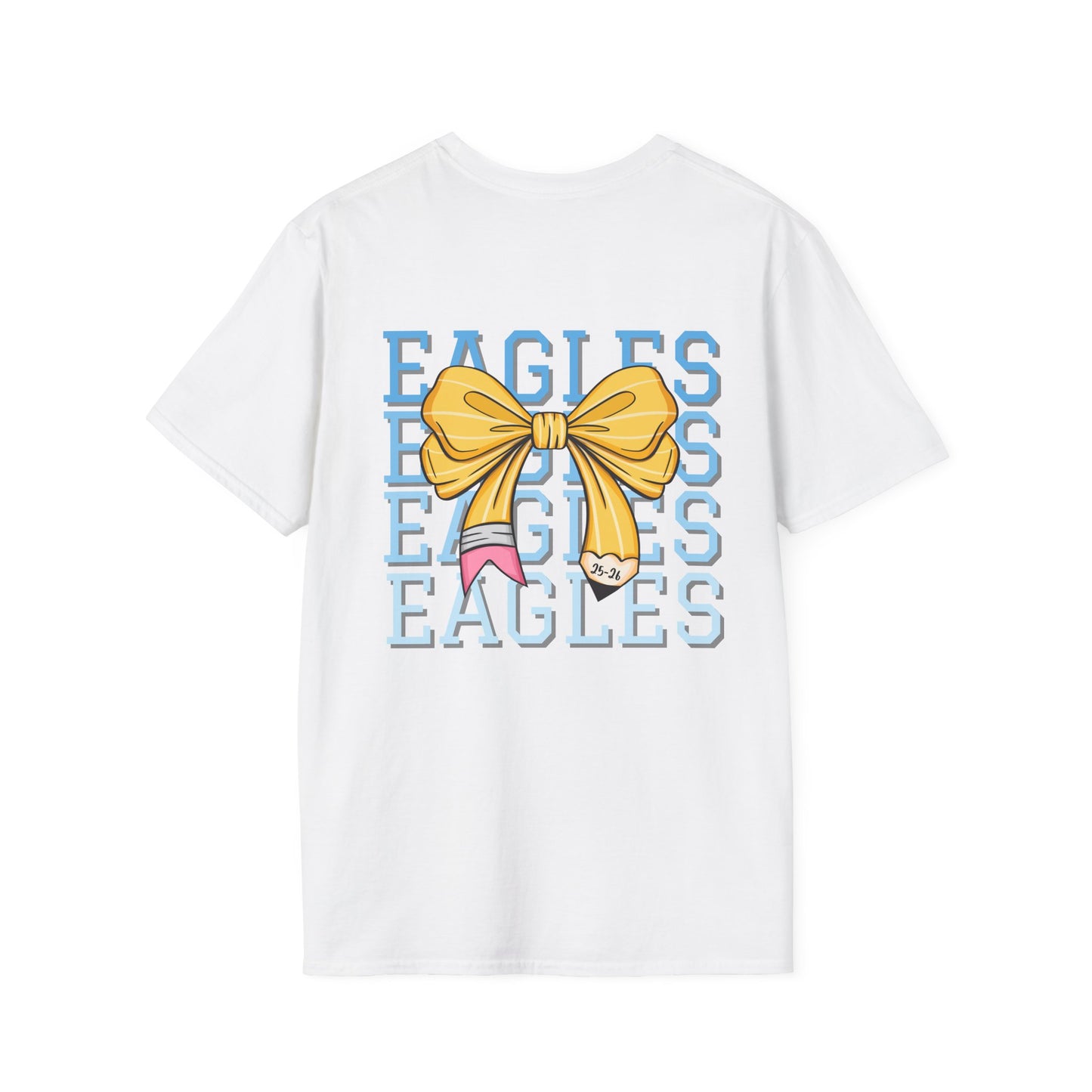 Personalized School Graphic Tee for Teacher Spirit T-Shirt for Game Day Mascot Tee Cheerleader Apparel For Sports Fan Gift