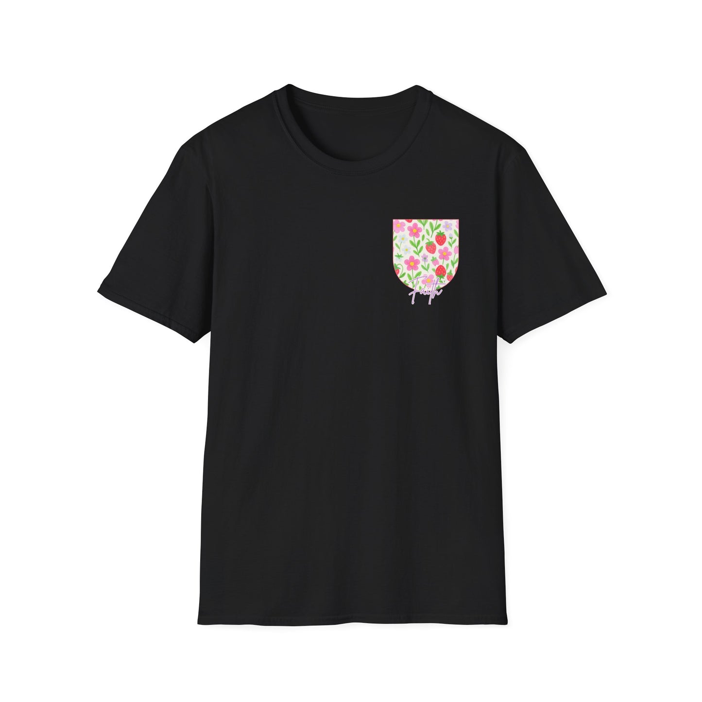 Rooted in Love, Blooming in his light, Grown in his grace Floral Unisex T-Shirt – Comfort, Style, and Positive Vibes