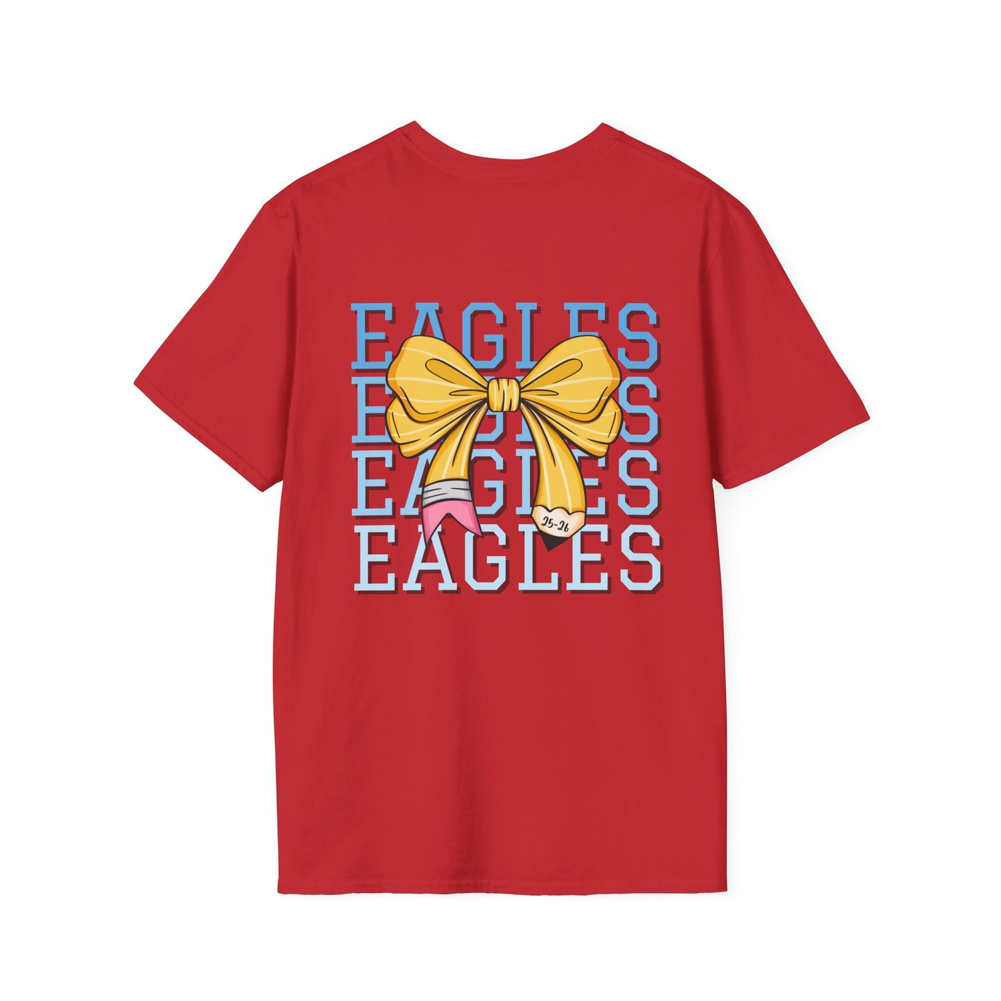 Personalized School Graphic Tee for Teacher Spirit T-Shirt for Game Day Mascot Tee Cheerleader Apparel For Sports Fan Gift