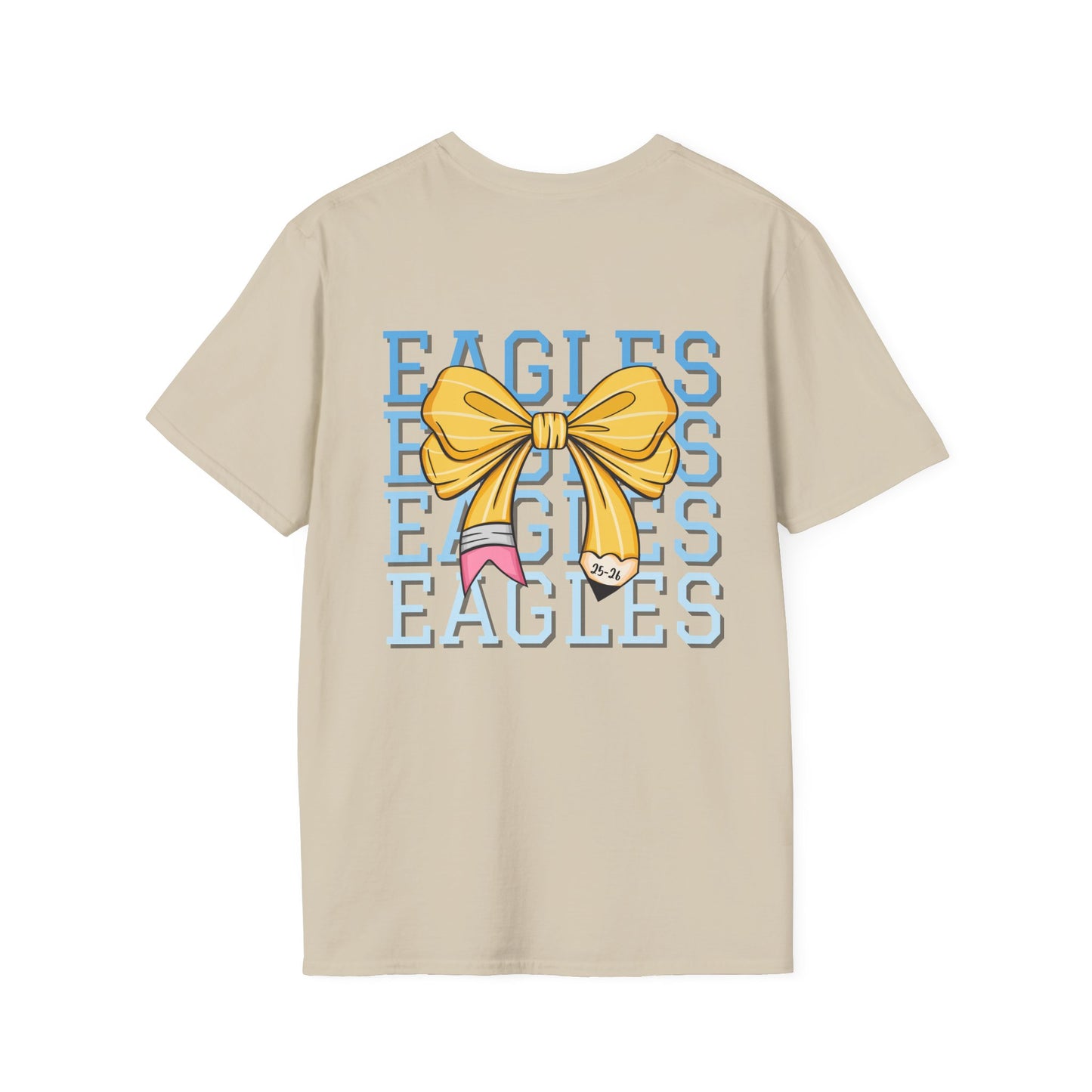 Personalized School Graphic Tee for Teacher Spirit T-Shirt for Game Day Mascot Tee Cheerleader Apparel For Sports Fan Gift