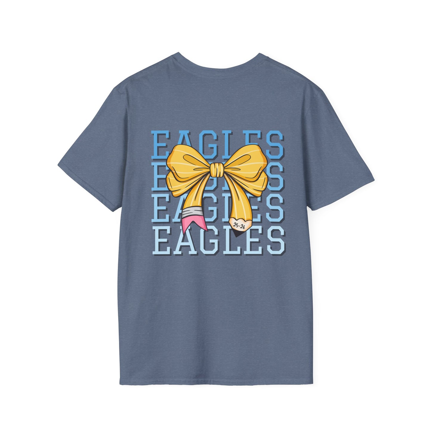 Personalized School Graphic Tee for Teacher Spirit T-Shirt for Game Day Mascot Tee Cheerleader Apparel For Sports Fan Gift