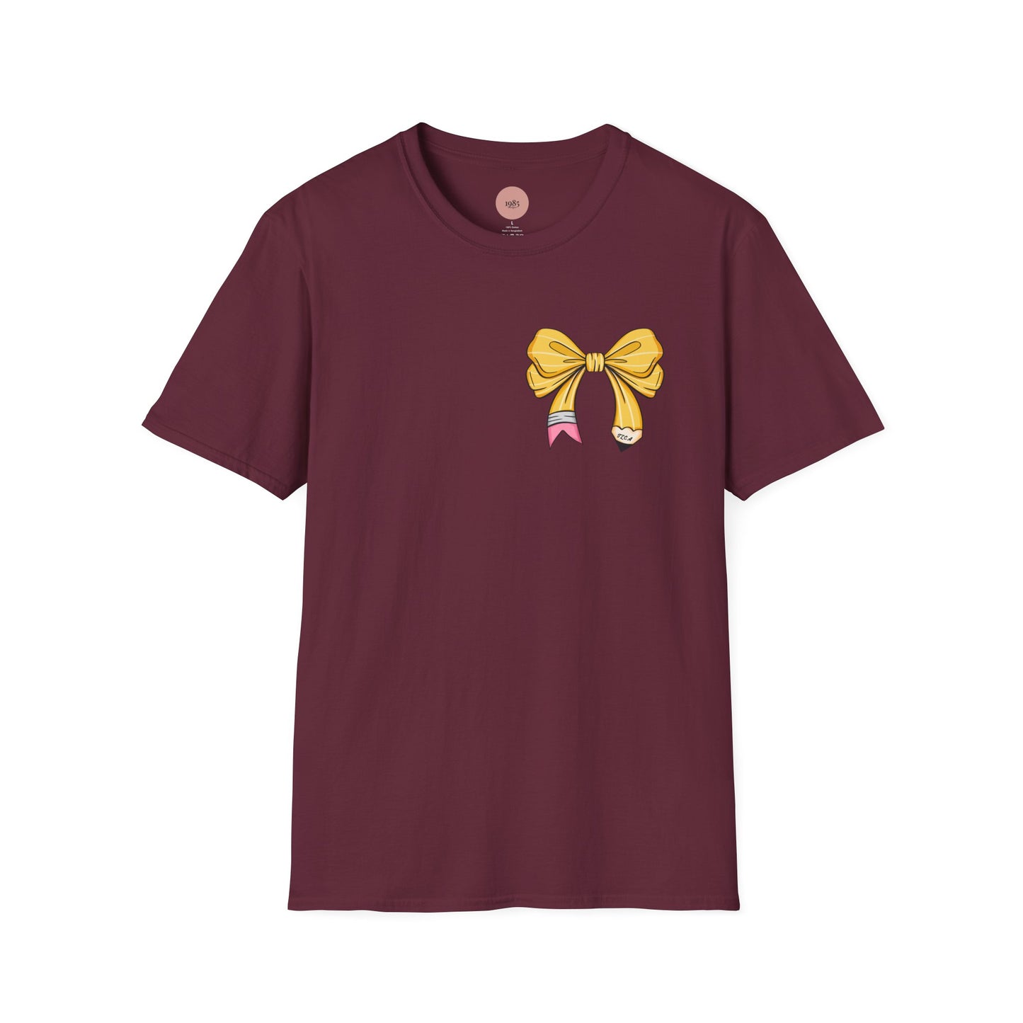 Personalized School Graphic Tee for Teacher Spirit T-Shirt for Game Day Mascot Tee Cheerleader Apparel For Sports Fan Gift