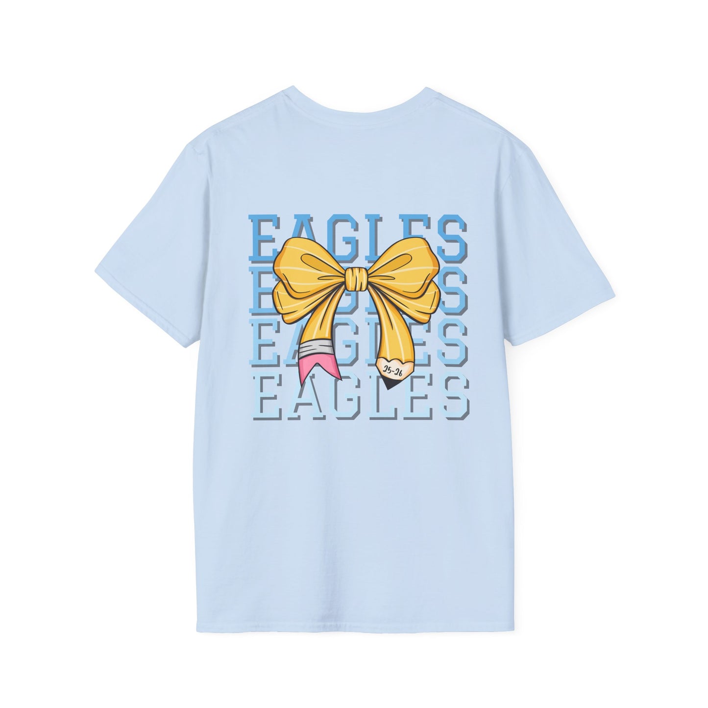 Personalized School Graphic Tee for Teacher Spirit T-Shirt for Game Day Mascot Tee Cheerleader Apparel For Sports Fan Gift