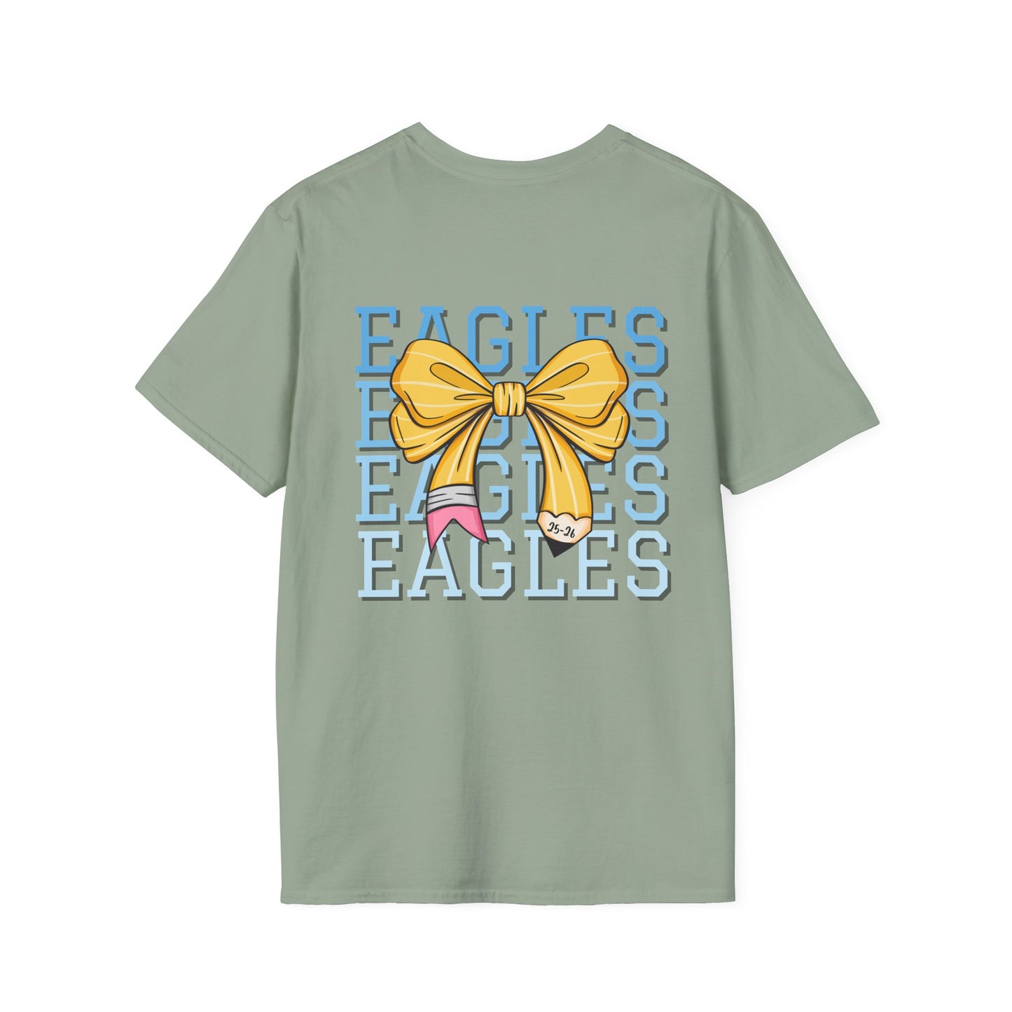 Personalized School Graphic Tee for Teacher Spirit T-Shirt for Game Day Mascot Tee Cheerleader Apparel For Sports Fan Gift