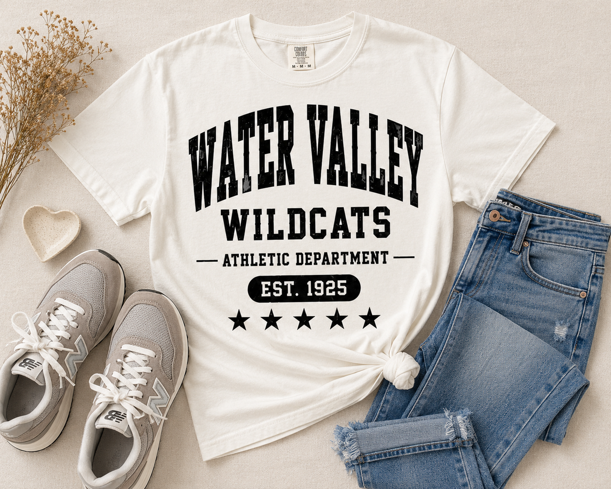 Water Valley Vintage Game Day Tee| Wildcats| Spirit| Sports| Football