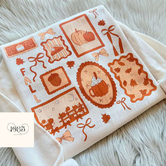 Fall collage Tee Woman fall