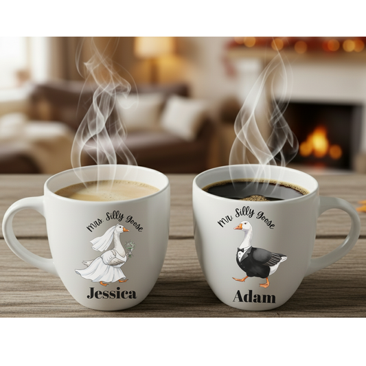 Couple’s Mug Gift Set – Matching His & Hers Coffee Mugs
