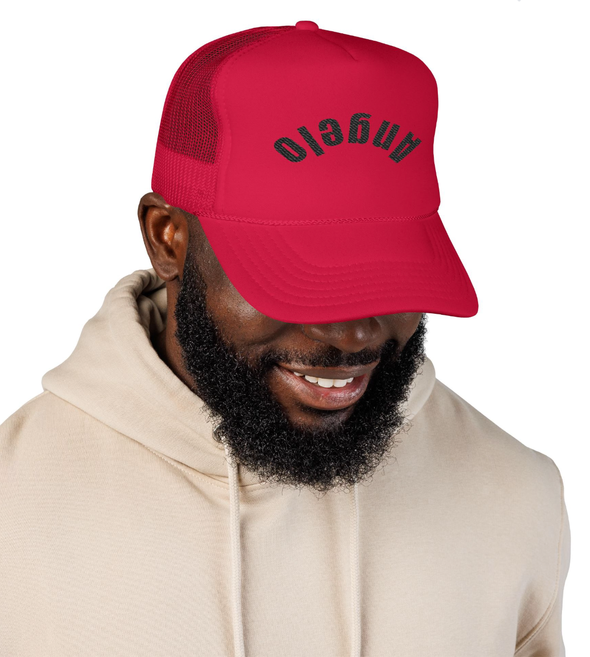 Trucker Hat - San Angelo Design Embroidered Foam Hat